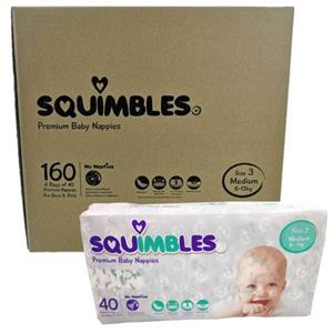 Squimbles Premium NappiesS S3 MED 6-11Kg