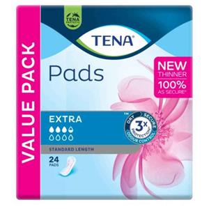 Tena Extra  Std Length Pads