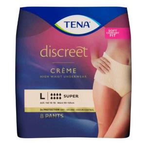 Tena Pants Women Discreet Creme Large