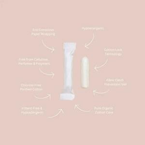 Femmé OrganiC Reg Cotton Tampon Box500