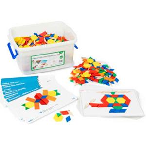 Pattern Blocks Class Set 1500pc 