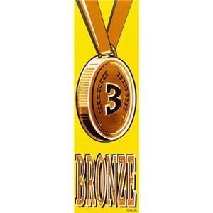 Self-Adhesive Vinyl Medal Ribbons Bronze