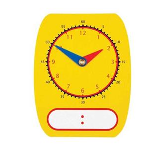 Clock Dial Digital/Analog Write On/Wipe