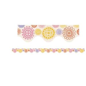 Scalloped Borders Rainbow Dreaming 