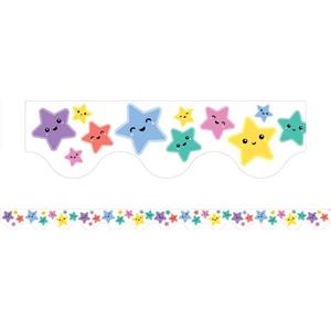 Scalloped Borders Stars
