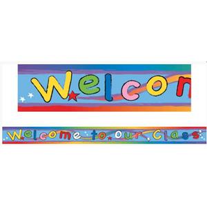 Large Borders Welcome To Our Class