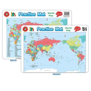 Practise Mat - World Map 