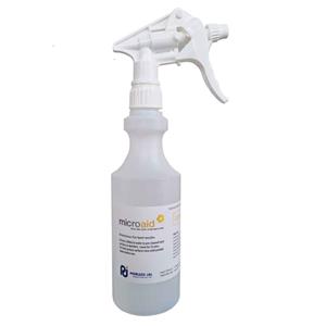 BOTTLE LABELLED MICROAID DISINFECTANT