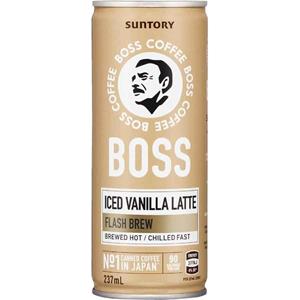 Boss Iced Vanilla Latte Coffee 237ml
