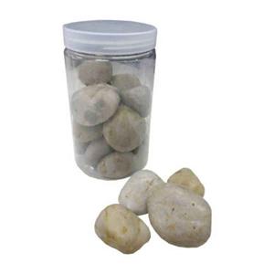 Polished White Stones Jar