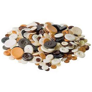 Assorted Craft Buttons 600g Jar
