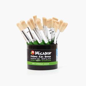 Micador Round And Flat Brush 100% FSC