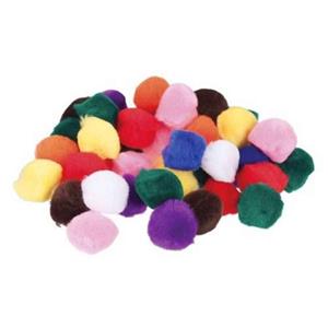 EC Pom Poms 25mm Assorted Colours 
