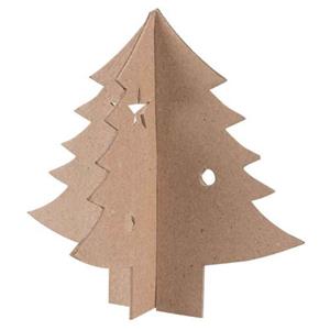 Papier Mache 3D Xmas Tree