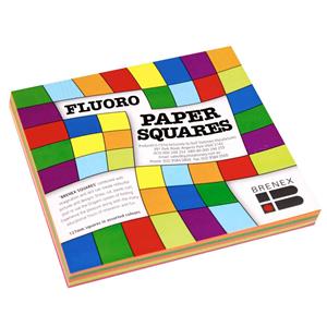 Brenex Paper Square Fluoro 127mm 