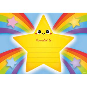 Rainbow Star Paper- Certificates