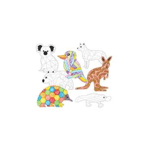 Colour Me Cardboard Australian Animals