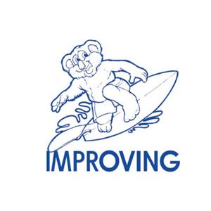Koala 'Improving' Merit Stamp