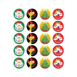 RIC Christmas Stickers Pack 100