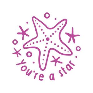Merit Stamp You're a Star Starfish