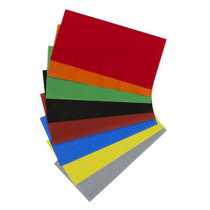 Rainbow Gloss Paper Rectangle 250x125mm
