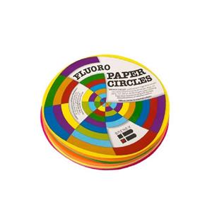 Brenex Fluoro Paper Circles 180mm 