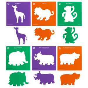 EC Jungle Animals Stencil