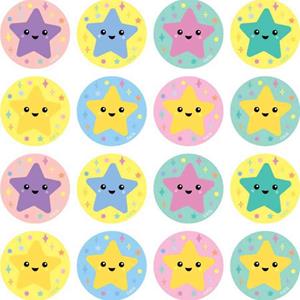 Merit Stickers Happy Stars Pkt 96
