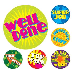 Avery Brights Merit Stickers