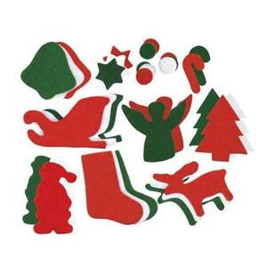 Felt Christmas Shapes Asstd