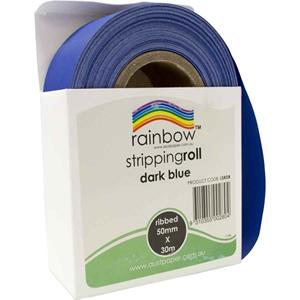 Rainbow Ribbed Stripping Roll 50mmx30m