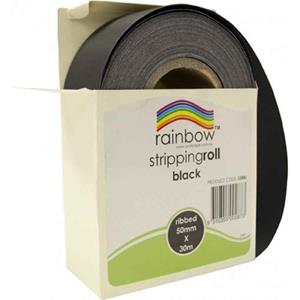 Rainbow Ribbed Stripping Roll 50mmx30m