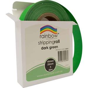 Rainbow Ribbed Stripping Roll 25mmx30m