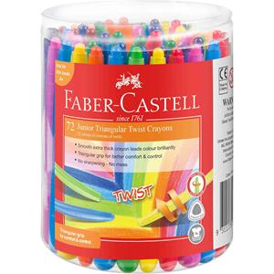 Faber Castell Junior Tri Twist Crayons