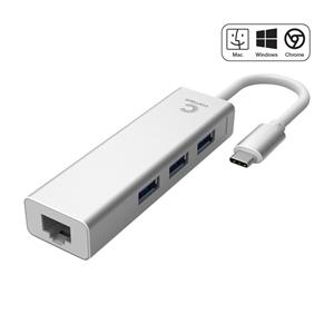 USB-C to Gigabit & 3 Port USB Hub