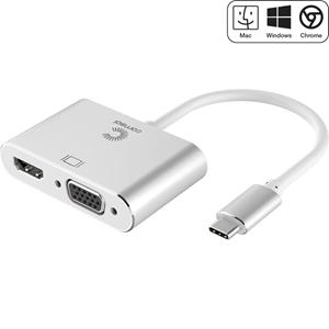Comsol USB-C to HDMI + VGA Adapter