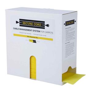Secure Cord Cable Cover For Carpets 25m