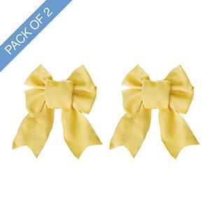 Pre-Made Bow Rustic Linen 4 Loops 