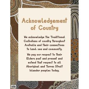 Acknowledgement of Country Chart