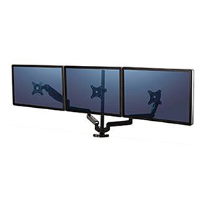 Fellowes Triple Monitor Arm Platinum