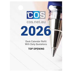 COS Calendar Refill - Top Punched 2026