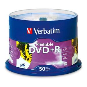 Verbatim DVD+R Inkjet Printable