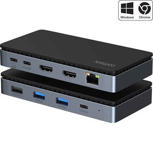 USB-C to Dual 4K HDMI 9 Port Mini Dock
