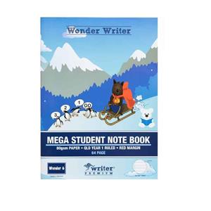 Writer Mega Book 330x240mm QLD Yr1 80gsm