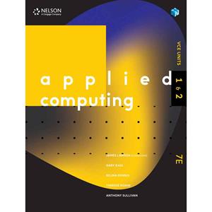 Applied Computing VCE 2020 Unit 1&2 Yr11