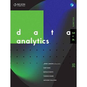 Data Analytics VCE 3&4 Student Year 12