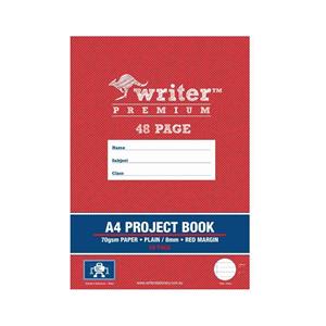 Project Book A4 Plain/8mm 70gsm 48p