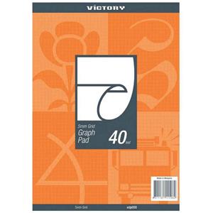 Graph Pad A4 5mm Top Padded 40 Leaf