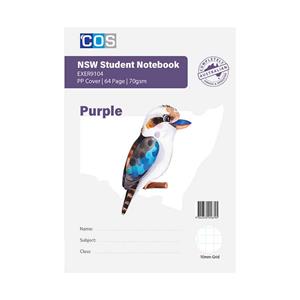 NSW Book PP 10mm Grid 70gsm 64p