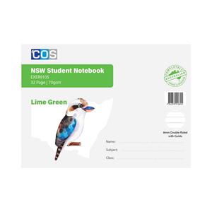 NSW Notebook 8mm D/R 70gsm 32p